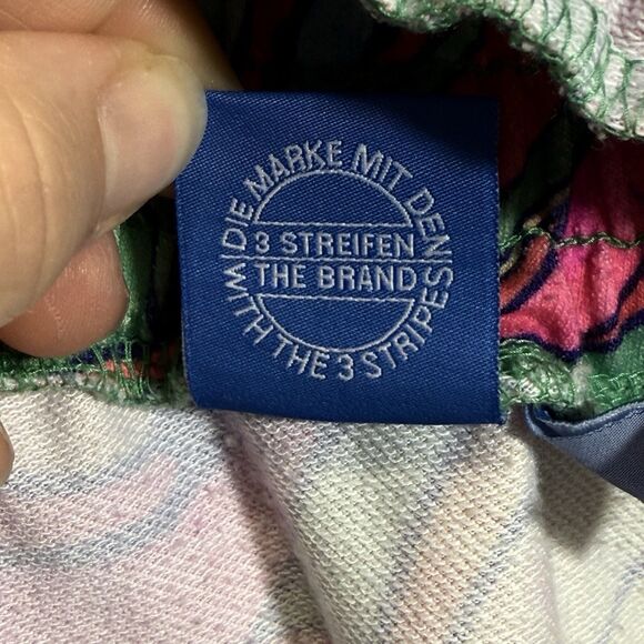 Adidas x Farm Rio Banana Floral Flared Mini Skater Skirt Pocket Colorful Size XS - Picture 8 of 9